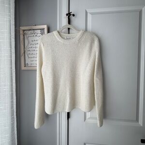 Banana Republic Cream Crew Neck Sweater